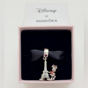 Pandora Disney Minnie Mouse Eiffel Tower Charm